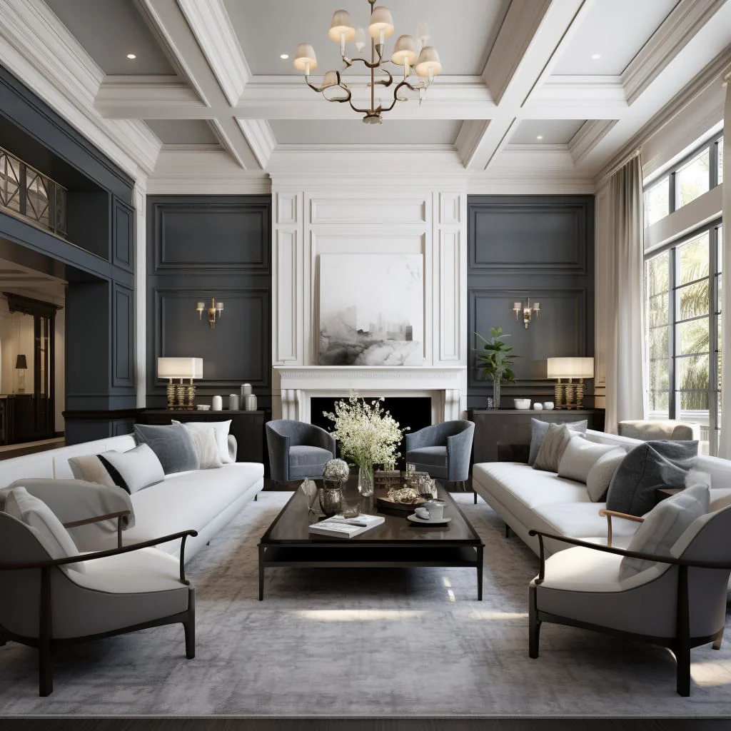 Photo of traditional and contemporary interior