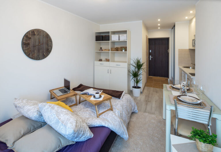 View Of A Studio Appartment